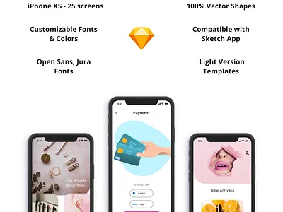 Main Image app beauty design designs ecommerce ios iphone x mobile mobile design profile shop ui ux