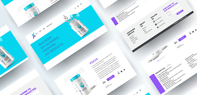 CRYOXCELLENCE | Website Layout brand design graphic design logotype ui ux webdesign website concept