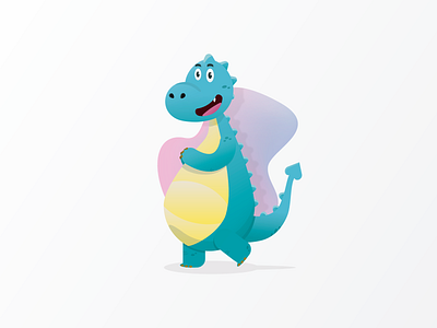 Dino creative cute design dino dinosaur illustration vector