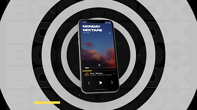 BoomBox - Monday Mixtape adobexd music app product design screenspace screenspace ui user interface ux