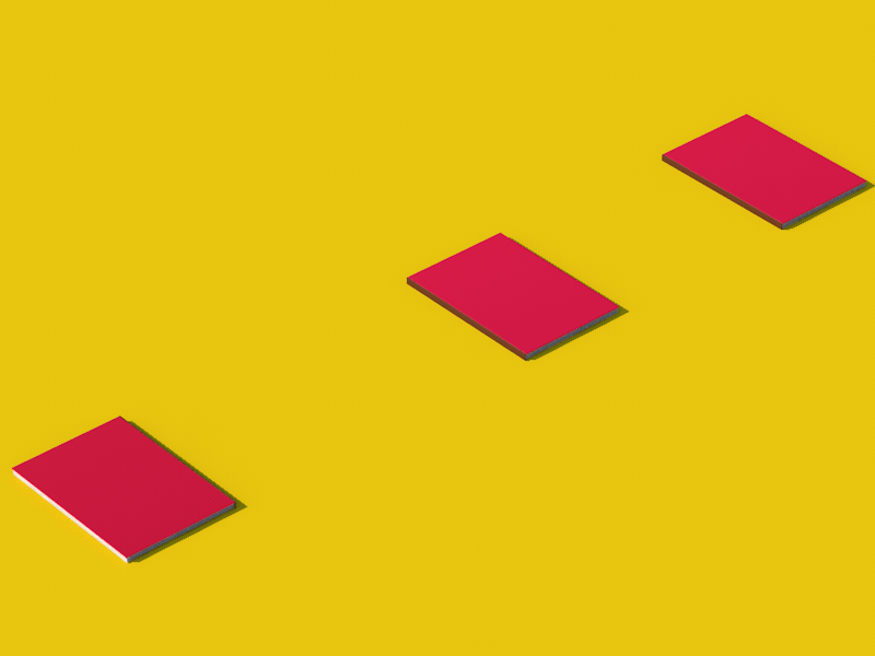 flip book C4D animation design c4d