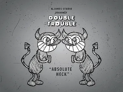 Double Trouble design flat flat illustration illustration vector