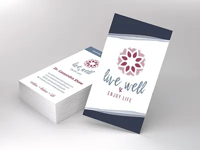 Live Well and Enjoy Live Business Cards businesscard