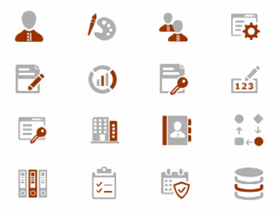 Administrator icons app icon illustration