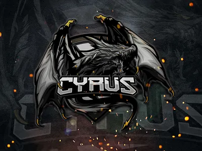 Cyrus Gaming badass esport logo gaming logo logodesign