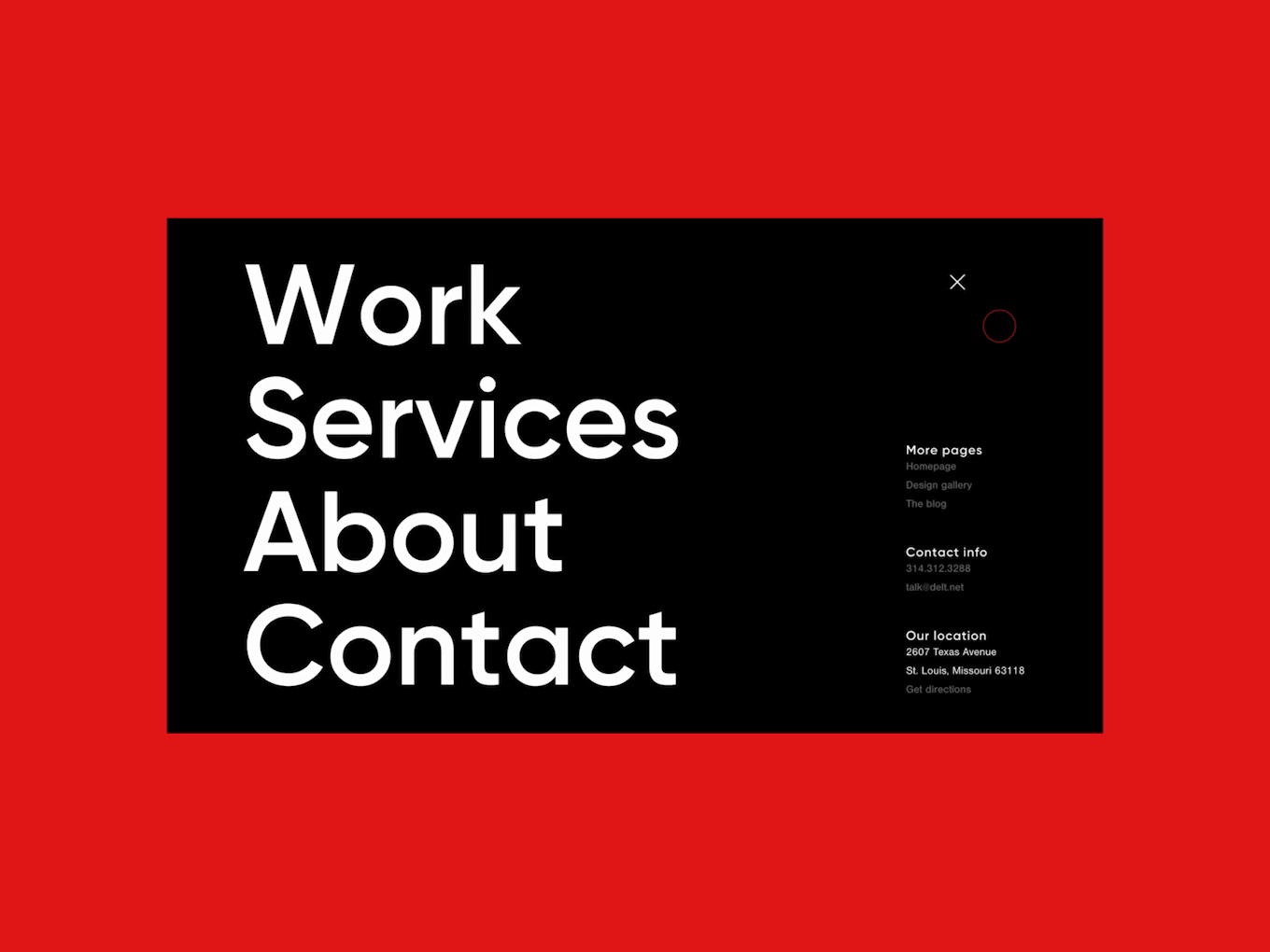 Example of Menu Animation