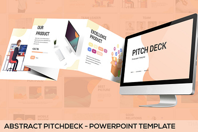 Abstract Pitchdeck - Powerpoint Template abstract business presentation finance lookbook minimal pitchdeck powerpoint template presentation simple slides