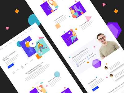 Landing Page Exploration agency branding agency landing page agency website landing landing design landing page landing page concept landing page design landing page ui landingpage ui ui design uidesign uiux ux design uxdesign uxui website website concept website design