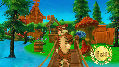 Cartoon animation 3d animation 3dsmax aftereffects animation 2d design illustration stylized animation video editing video production