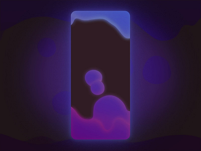 Lava Lamp Music App animation illustration jin design lava lamp motion graphics music music album music app music player play soothing ui ux