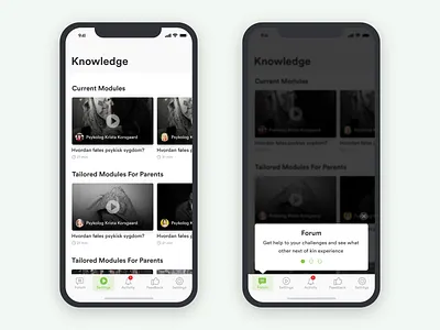 Djaelptilpaaroerende - Mobile App animation app apple e learning health app illustration ios iphone x ui ux uxlab
