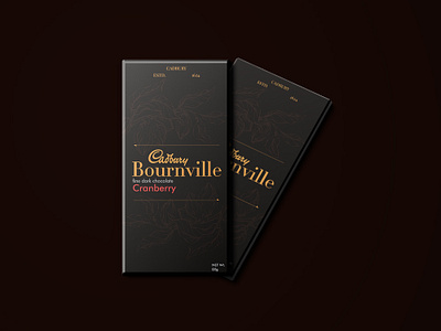 Bournville Packaging Redesign bournville branding cadbury chocolate bar chocolate packaging design designs dribbbleweeklywarmup illustration mockup packagedesign packaging design photoshop premium royal vector