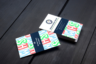 Business card design business card mockup business cards colorful corporate fun mental health playful professional training