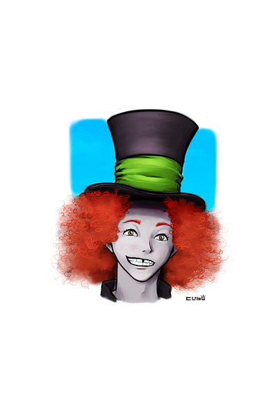 Mad Hatter clip studio paint digital art illustration illustration art manga