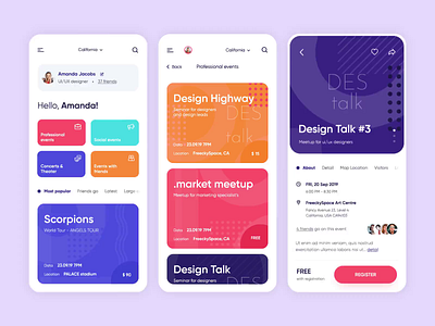 Mobile app - Energy Life animation app clean colors design minimal mobile product ui ux