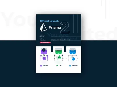 Flyer Design - Official Launch Prisma2 api branding coders coding data data migration design flyer graphql identity design illustration interface presentation robots simple software ui vector website