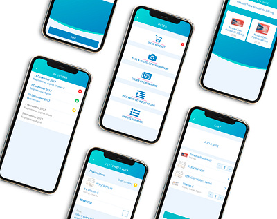 Pharmacy app design ui ux web