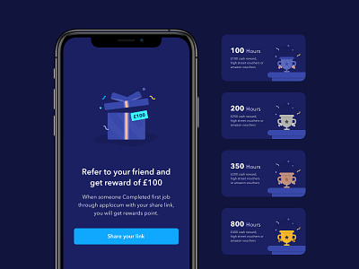 AppLoyalty Rewards Points 24designstudio hire doctor rewards ui ux uidesign