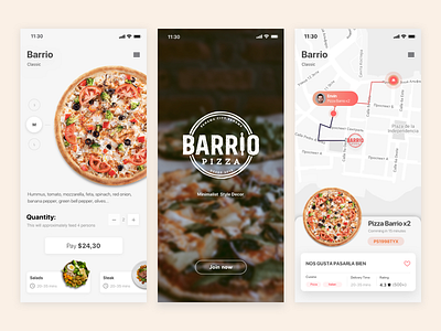 Pizza app design food app mobile pizza ui ux