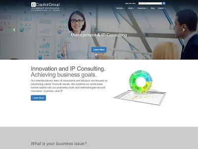 ipCapital Group Website bootstrap css html logo mysql php responsive web design web development