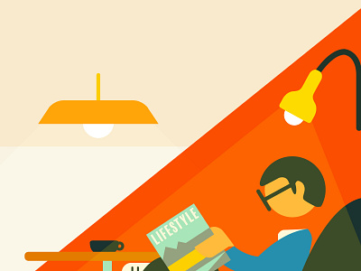 Print v Digital adobe illustrator advertising color editorial flat design graphic illustration lifestyle people travel vector