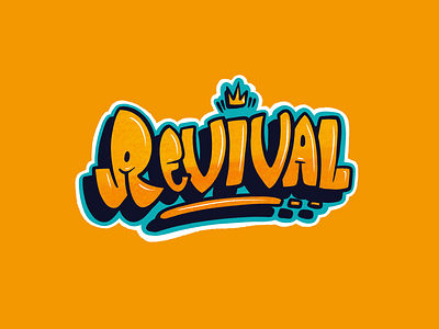 Revival Graffiti atlanta branding bubble letters custom design graffiti graffiti digital illustration letter logo procreate type typography