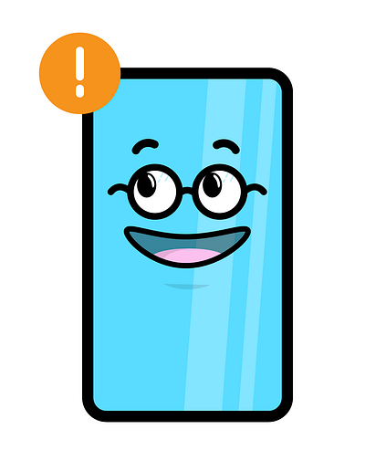 Smarty - Digital Mascot for EPFL Digital Humanities Institute blue character design digital illustration face mascot design