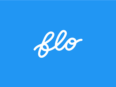 flo branding flo flow identity logo script wordmark