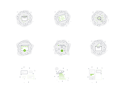 Empty states for application app applicaiton crowdin empty state illustration oneline simple ui