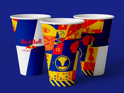 Red Bull OP | NYC gov ball 2019 branding cup event festival gov ball illustration pattern red bull vector