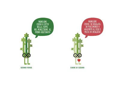Celery celery illustration packaging