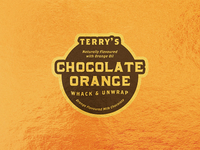 Terry's Chocolate Orange brand design brand identity branding design graphic design illustration logo typography vintage vintage logo