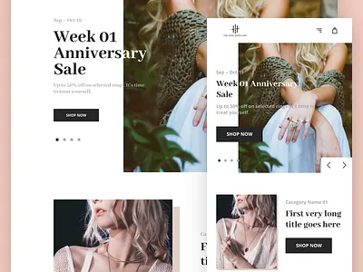 Lee Hwa Jewellery jewelry mobile design mobile web design ui ui ux ui design web design website website design