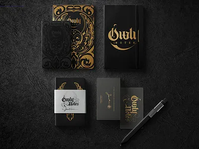 Owly Notes Notebooks black branding concept design designer gold graphic illustration logo minimal notebook notebooks owl owl logo simple design vector white