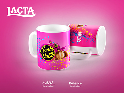 Ceramic Mug MKT- Lacta Chocolate adobe after effects adobe illustrator adobe photoshop animation art campaign design campaigns design graphic design illustration marketing mug present vector