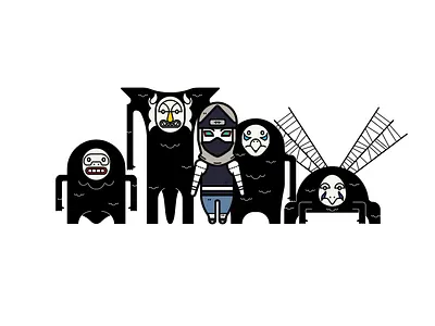 Kakuzu anime design graphic design illustration kakuzu ninja vector