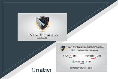 Cartão de Visita Naor Victuriano arte card design illustrator