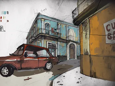Cuba cuba digital drawing digital pinting digitalart drawing illustration painting sketch sketchbook