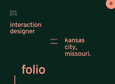 Portfolio UI play dribbble portfolio ui uiux website