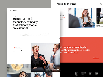 Essence Culture essence internet layout typography ui website