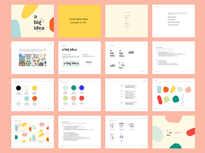 A Big Idea Brand Guide 2019 a big idea brand branding design graphic graphic design guide guidebook guideline icon iconography identity illustration logo logotype pattern typography