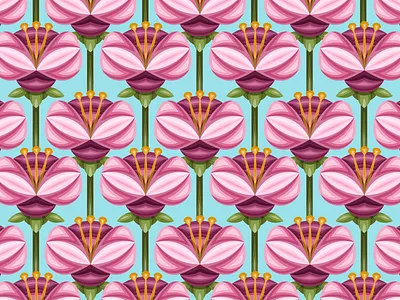 Las Rosas adobe adobe illustrator artwork color color palette design design art flower illustration flowers illustration illustration illustration art mexican art nature illustration pattern pattern art pattern design roses vectorial illustration