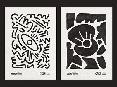 ÁNIMA III abstract branding composition design dribbble illustration poster design