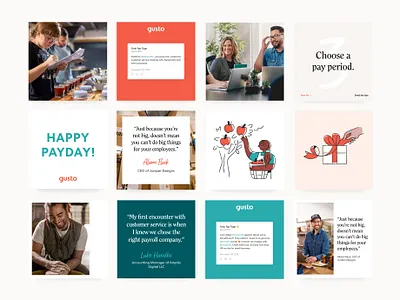 Instagram template gusto instagram instagram stories rebrand social socialmedia tweets
