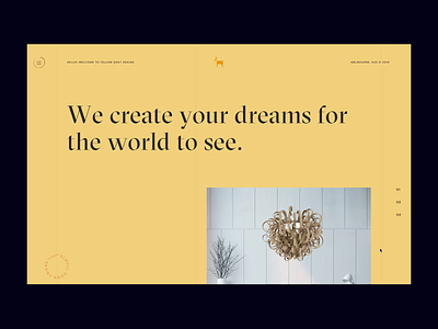 Benched Homepage Concept animation concepting design digital homepage interaction lighting motion prototype ui video website yellow