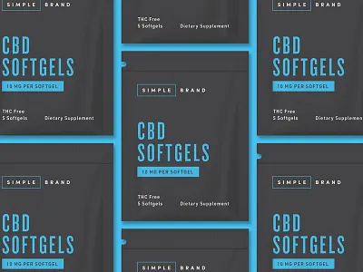 Simple Brand Sample Packaging california cannabis cannabis branding cannabis packaging cbd cbd branding cbd packaging food and beverage food and drink la supplement