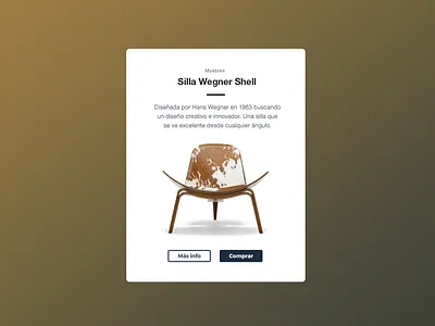 Furniture minimalist product view adobe xd app clean dnm.design furniture store invision iphone x minimal mobile morrongiello shop ux uxui wegner shell