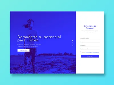 Web registration design adobe xd app app design clean design dnm.design figma invision iphone x minimal mobile morrongiello running sketch ux uxui web