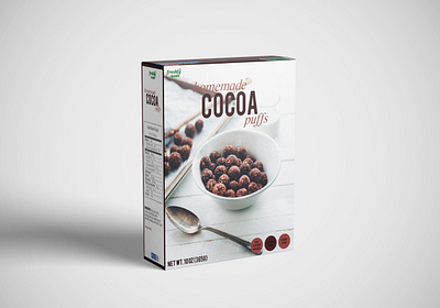 Freshly Made | Cocoa Puffs cereal chocolate cocoa puffs food graphic design home made package design recipe