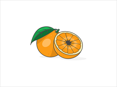 Orange artist designer designs fruit fruity graphic design illustration illustrator orange oranges vector vectorart